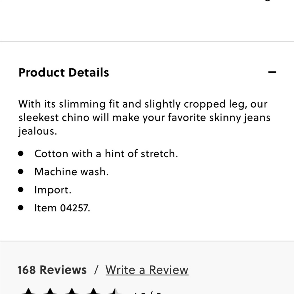Jcrew Andie Chino View 6